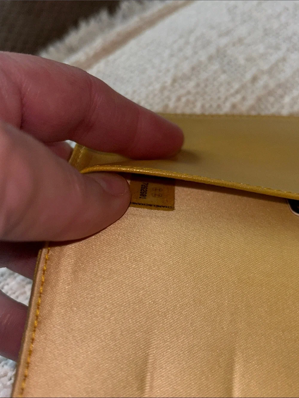 Chanel Yellow Travel Line 7” Agenda
